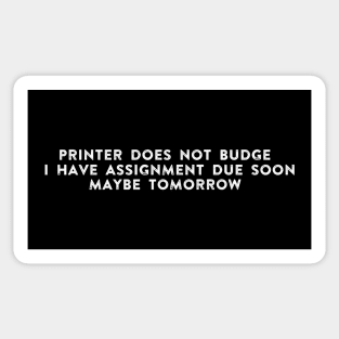 Funny Haiku College Life Sticker